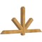 Ekena Millwork Kennewick Rough Sawn Timber Gable Bracket, Western Red Cedar, 72"W x 33"H x 4"D x 4"F, 11/12 Pitch GBW072X33X0404KEN00RWR - alternate 3